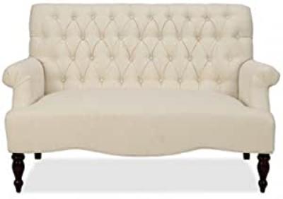 Polstersofa Creme Barock