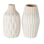 Steingut Vasen Boho 4er Set