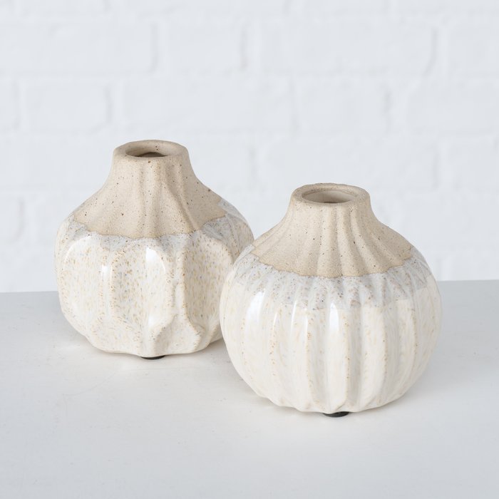 Steingut Vasen Boho 4er Set
