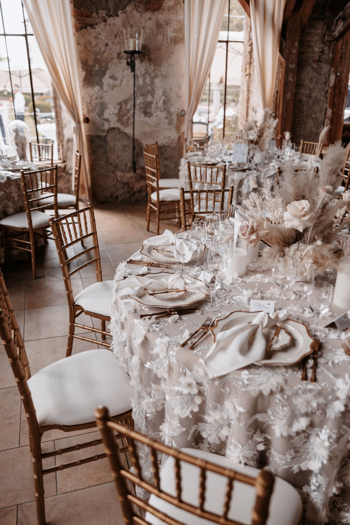 Chiavari Stuhl Gold Holz